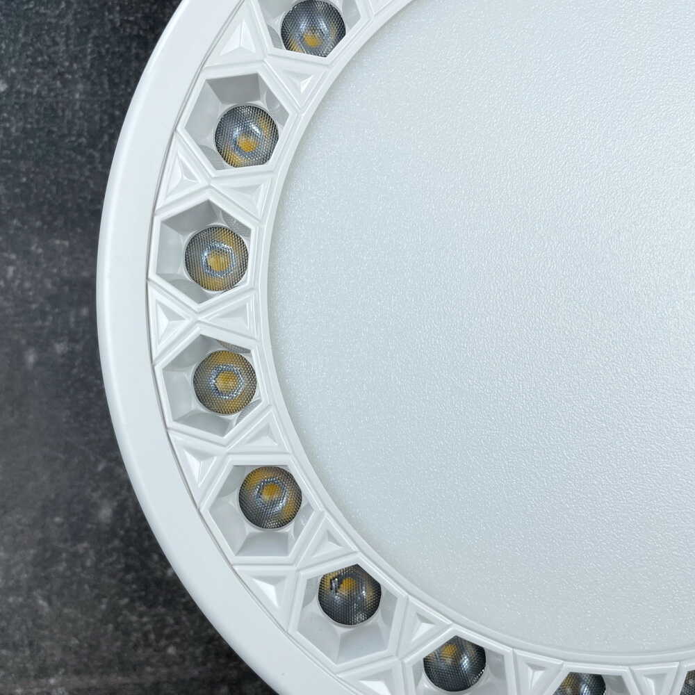 Світильник LED даунлайт Violux ADAMANT 24W 4200K круг IP20 білий ( 100180 )